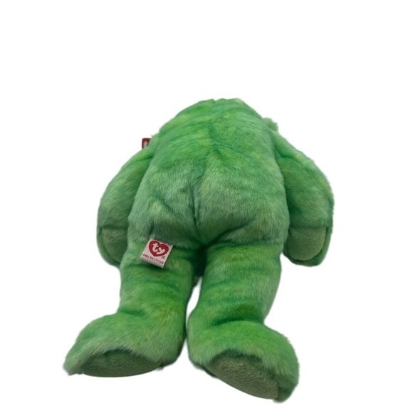 Ty Kicks Beanie Baby Soccer Green Bear Plush Toy Collectible - Picture 7 of 8